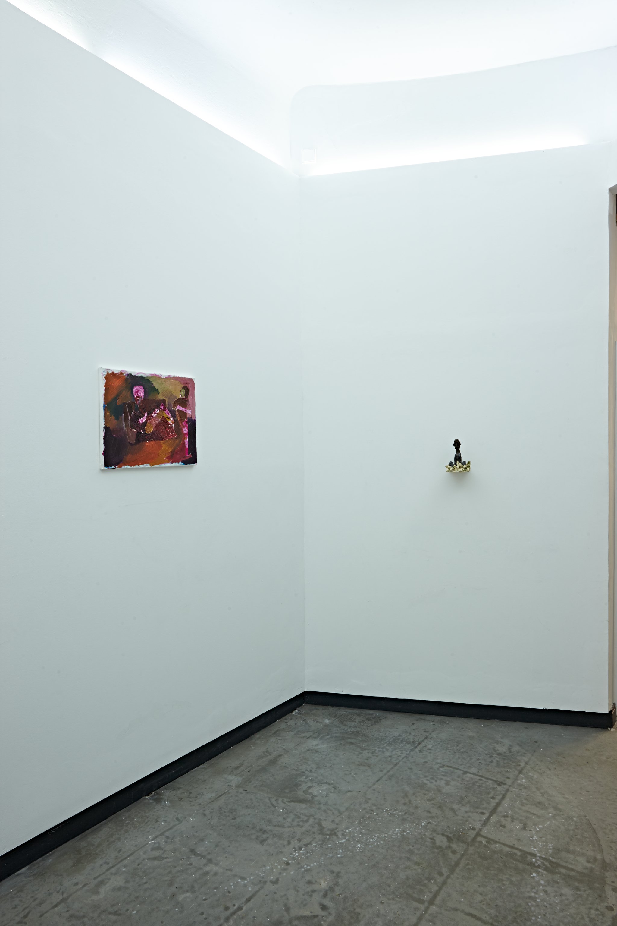 Ali Altin, Sophia Domagala, Installation views from "Stupidity Is Not Home"
