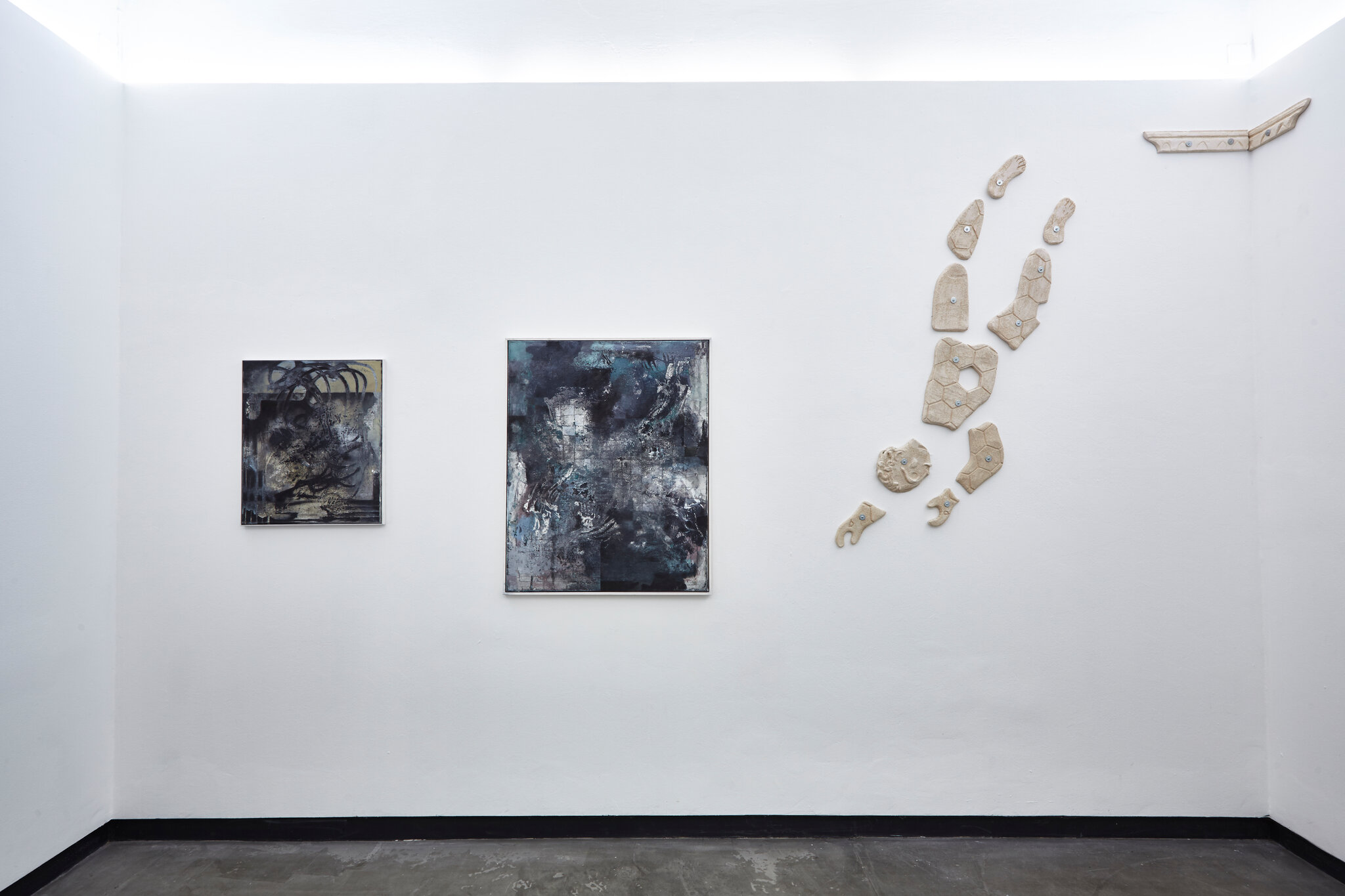 Lisa Braun, Fabian Hub, Yannick Riemer, Installation views "Event Horizon"