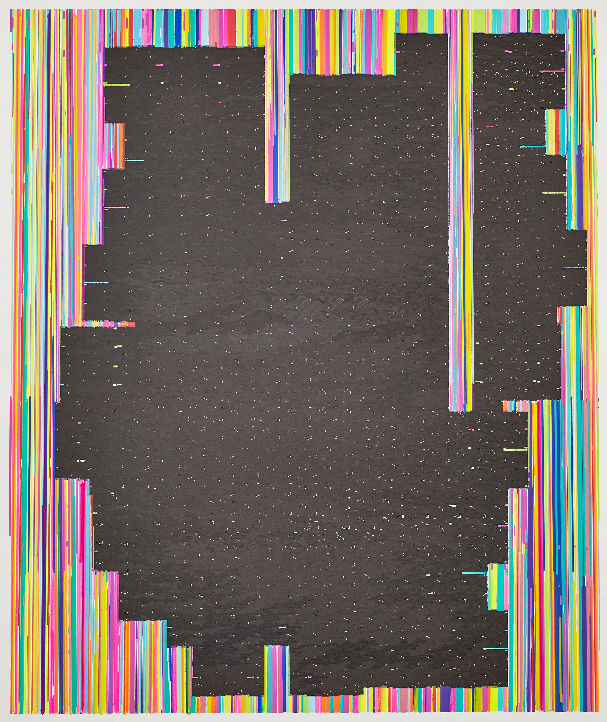 Thinking Forgiveness, 2025 Various ink and acrylic pens 300 gsm Hahnemühle Br…