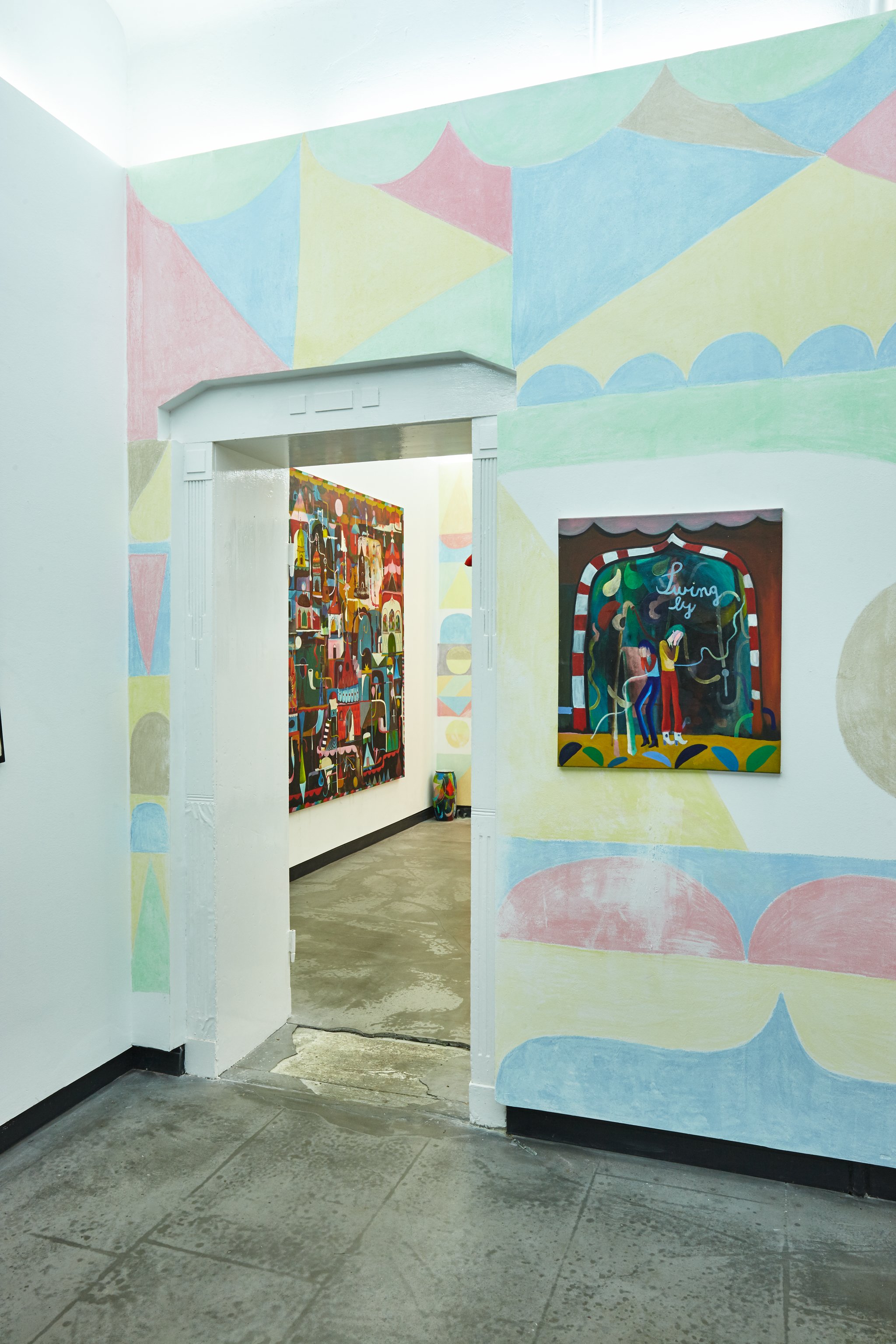 Installation view from "Here in the Real World"