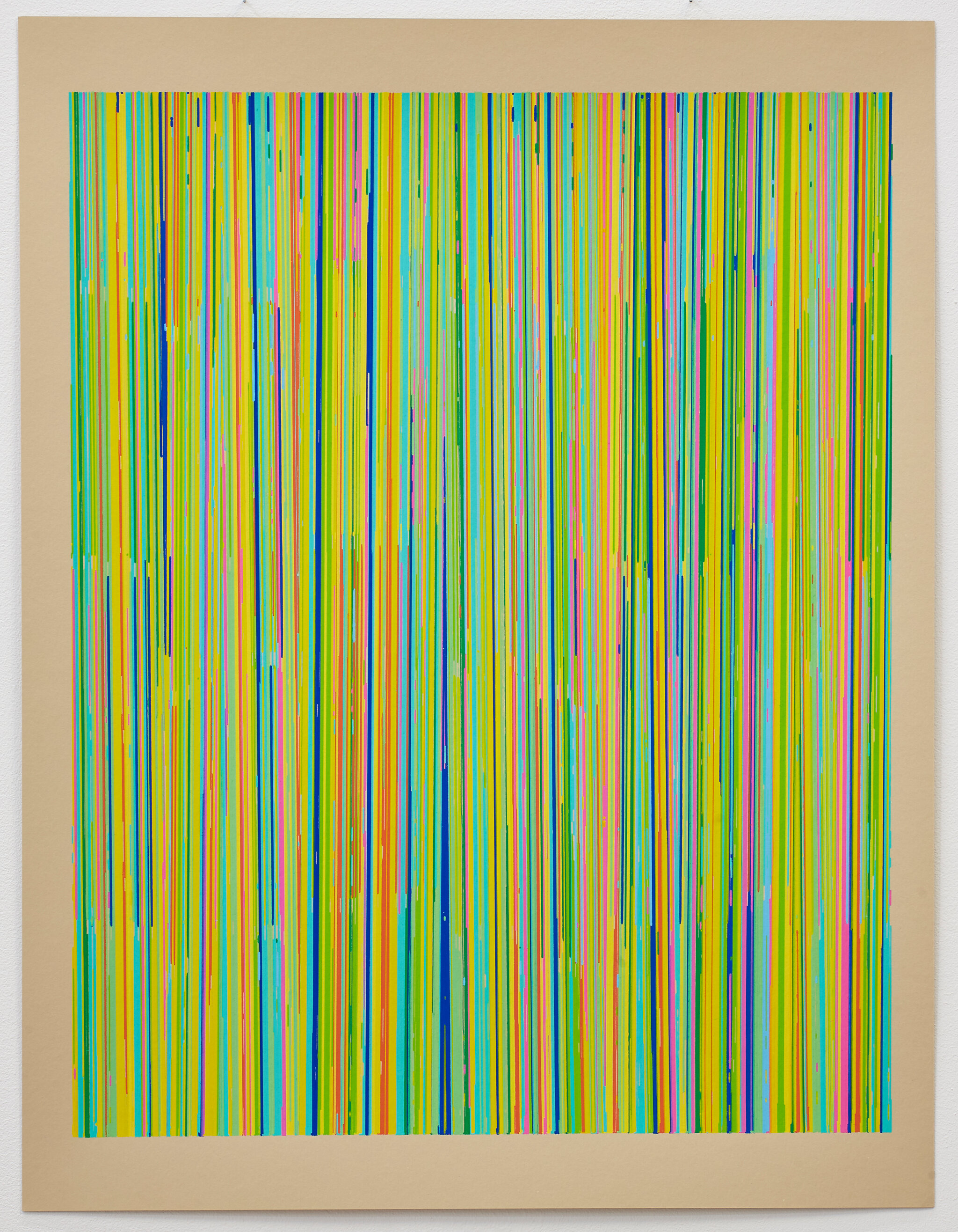 They are the Wild Beast, 2024 Various ink and acrylic pens 250 gsm Natural Br…