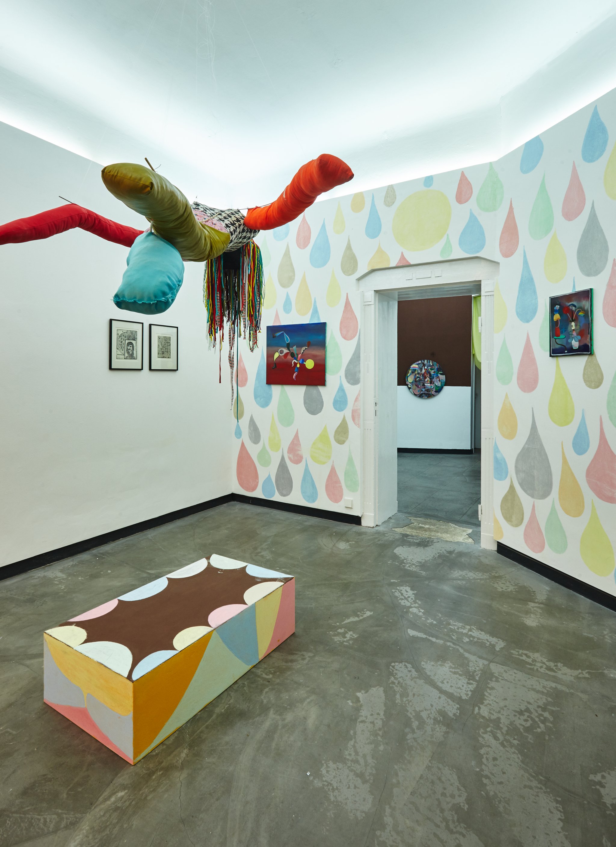 Installation view from "Here in the Real World"