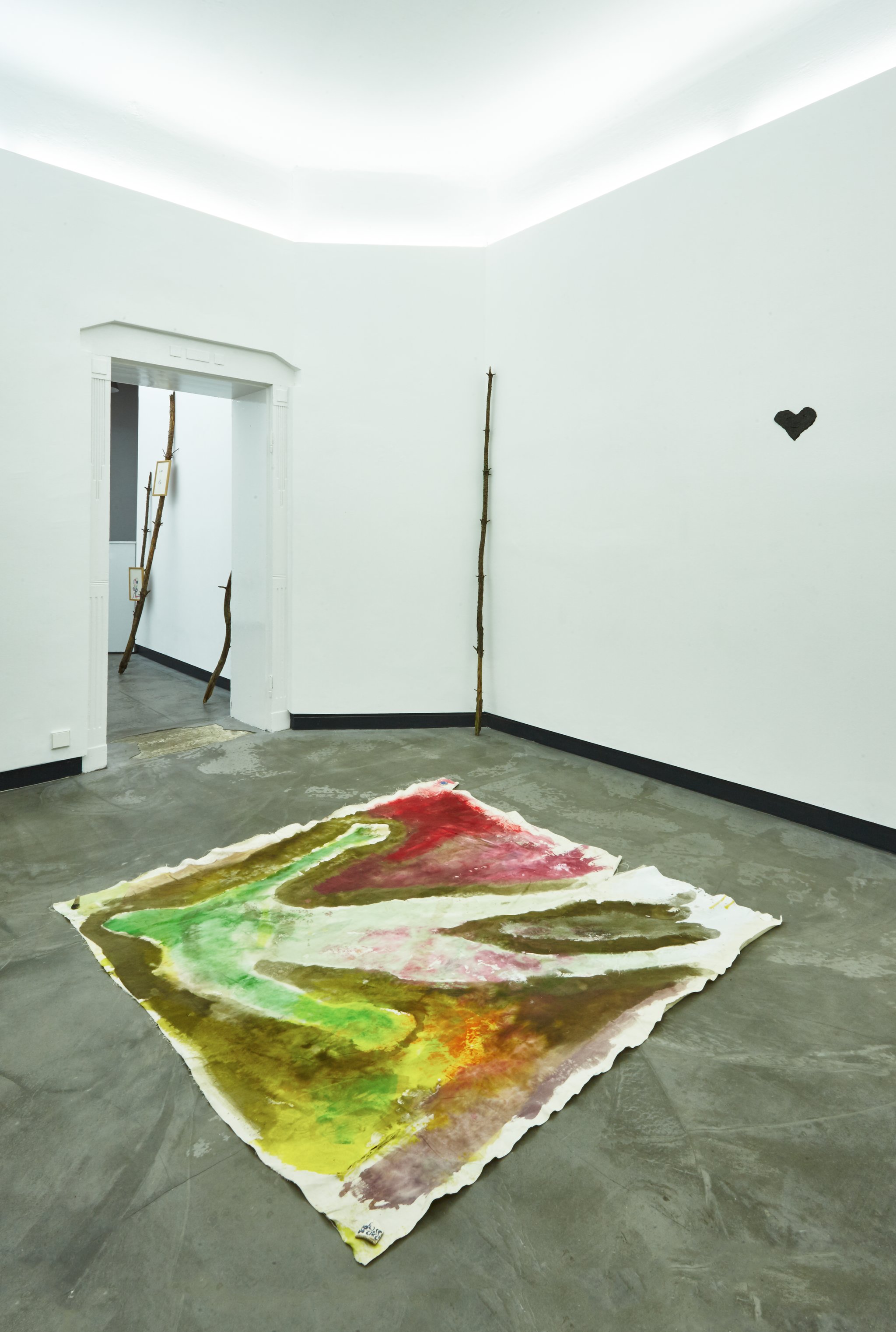 Jens Einhorn, Installation views from "Das Herz ist ein Herbstwanderer"