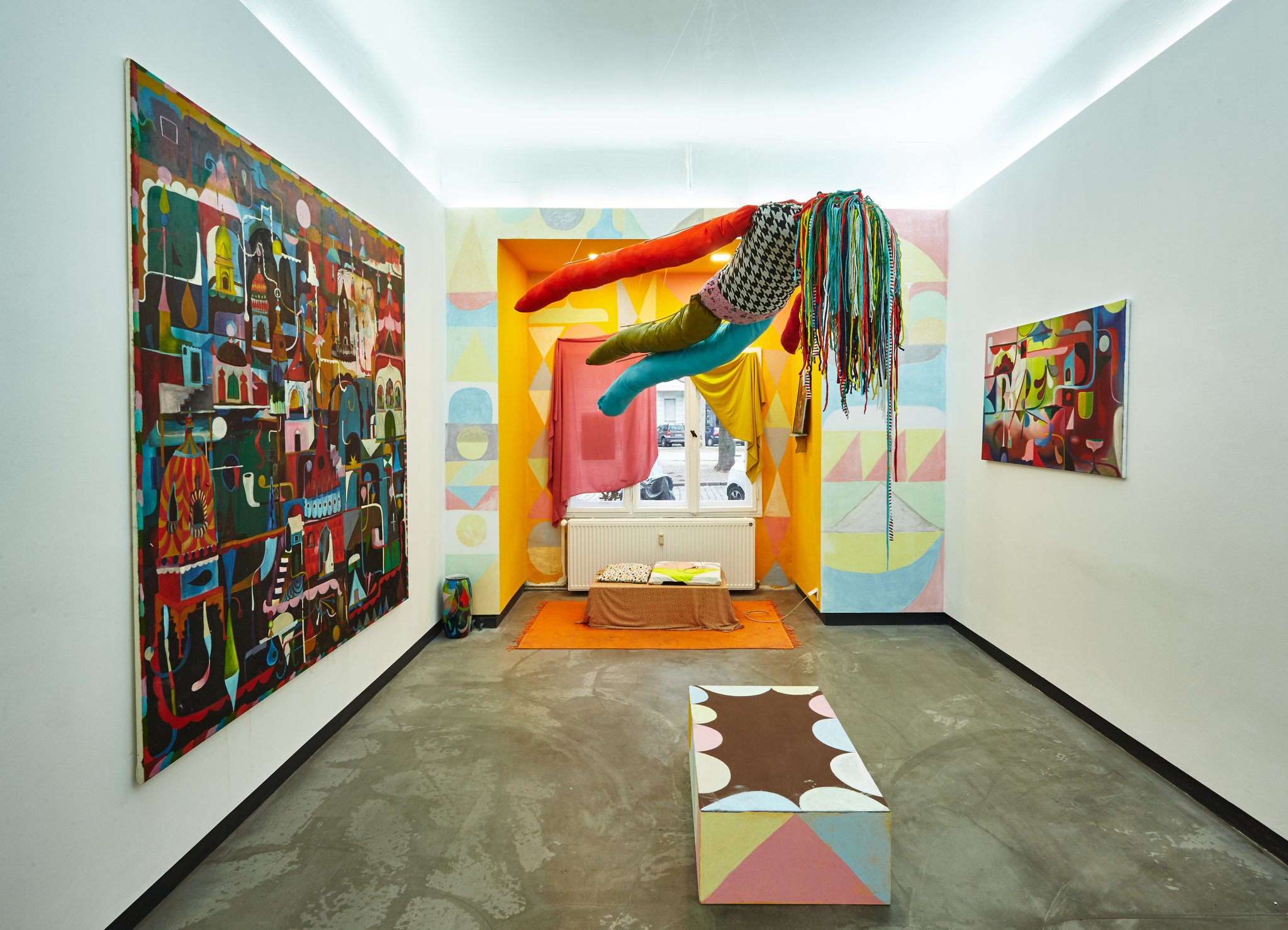 Installation view from "Here in the Real World"