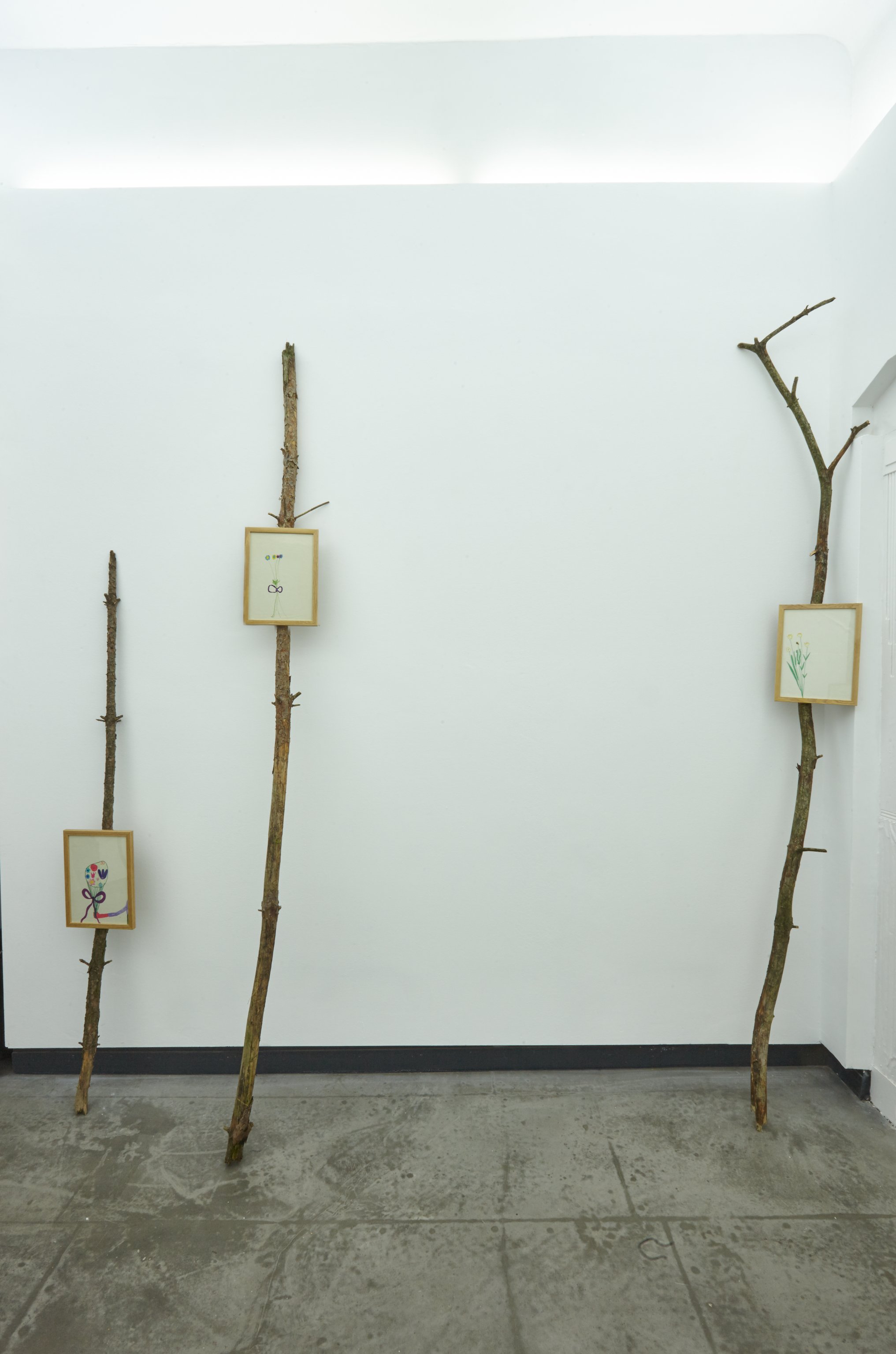 Jens Einhorn, Installation views from "Das Herz ist ein Herbstwanderer"