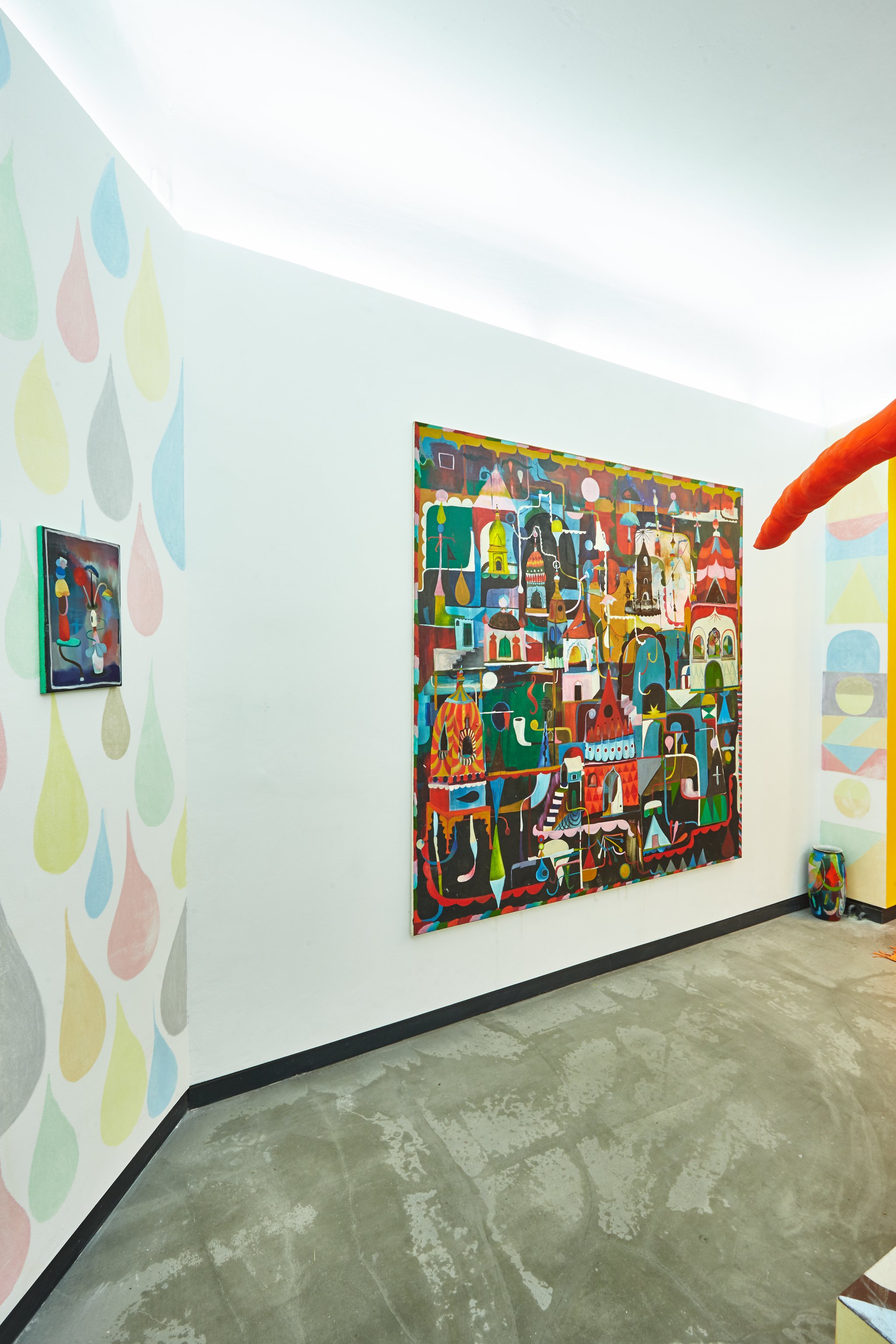 Installation view from "Here in the Real World"